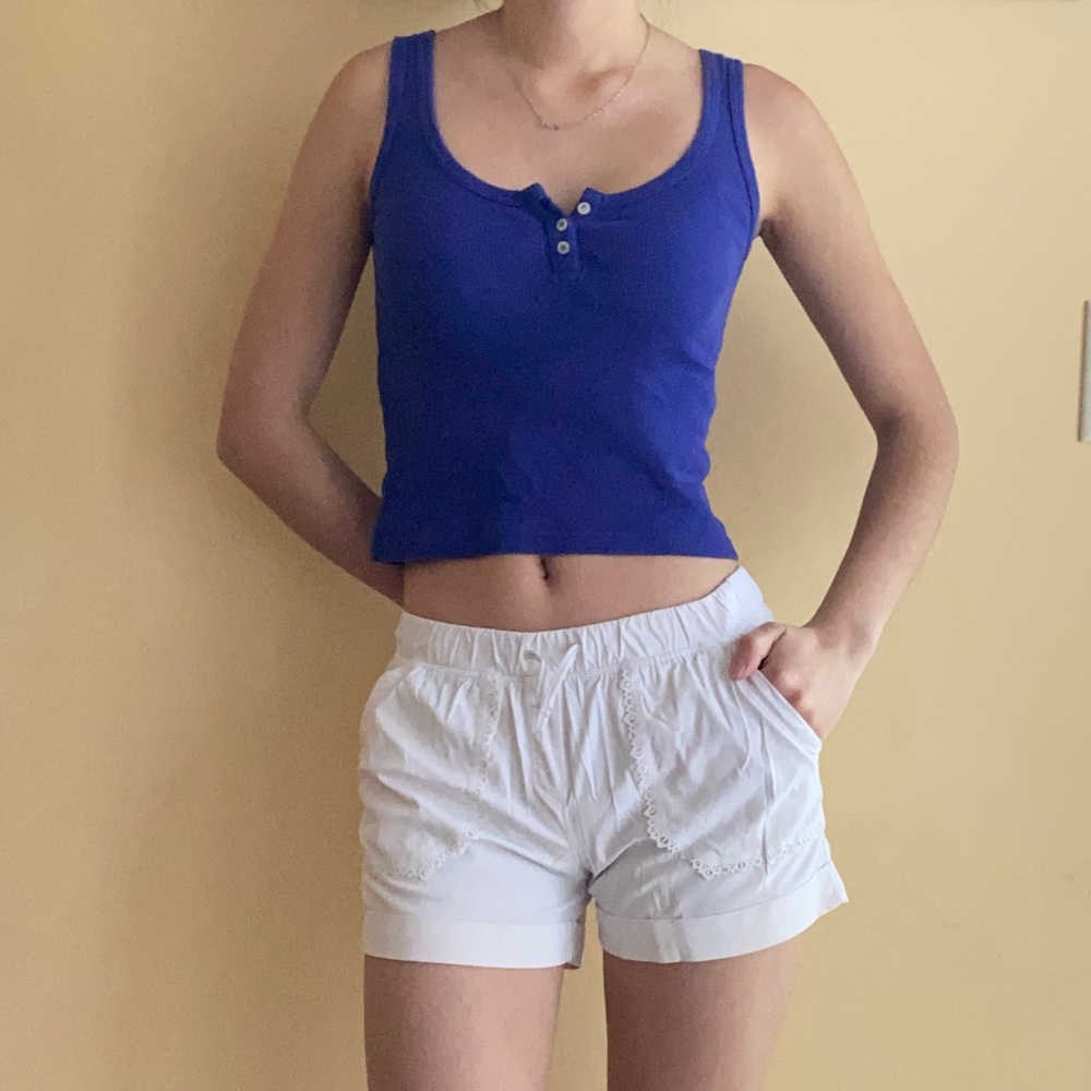 Lululemon (Ivivva) White Camp Tracker Shorts